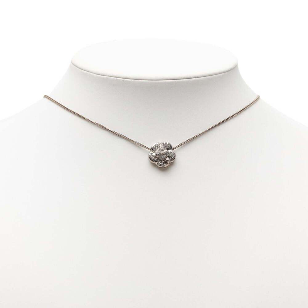 CHANEL Authentic Silver Logo Necklace - Picture 6 of 6